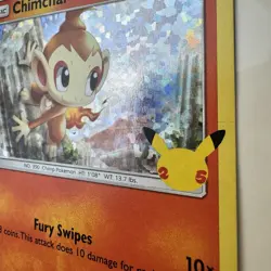 Chimchar 12/25 Promo Holo McDonald's 25th Anniversary Promos Pokemon - Image 5