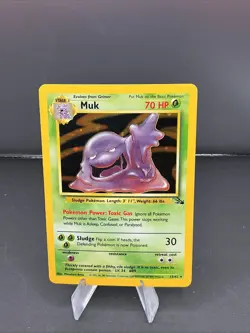 Pokemon TCG Muk 13/62 Fossil Holo - Image 1