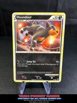 Houndour 54/90, HGSS Undaunted, Pokemon, LP - Image 1