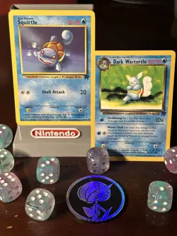 Pokemon TCG Dark Wartortle 46/82 & Squirtle 63/102 Team Rocket Set 2000 WOTC VTG - Image 1