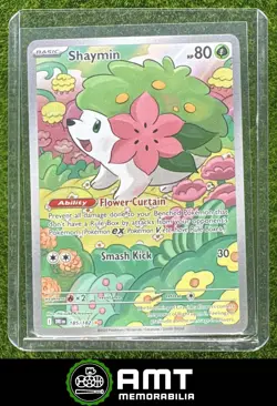 Shaymin 2025 Pokemon Destined Rivals #185/182 Illustration Rare - Image 1