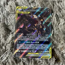 Pokemon Umbreon & Darkrai GX TAG TEAM Promo Holo Black Star SM241 - Image 1