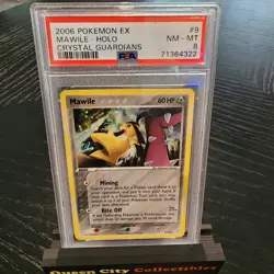 MAWILE - HOLO - PSA NM 8 - 2006 POKEMON EX CRYSTAL GUARDIANS - #9/100 - Image 1