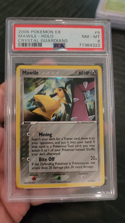 MAWILE - HOLO - PSA NM 8 - 2006 POKEMON EX CRYSTAL GUARDIANS - #9/100 - Image 2