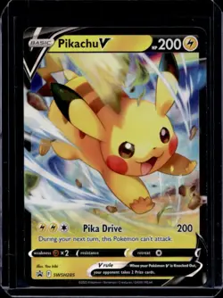2019-2023 Pokemon SWSH Black Star Promos Pikachu V #SWSH285 - Image 1