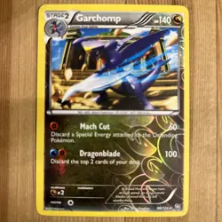 Pokemon TCG Garchomp 90/124 Reverse Holo Rare BW Dragons Exalted LP/NM 2012 - Image 1
