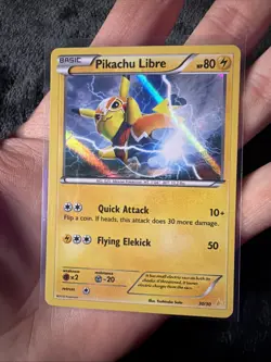 Pokemon TCG Pikachu Libre Holo 30/30 XY Black Star Promo 2016 Rare - Image 5
