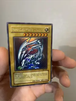 Yu-Gi-Oh Blue Eyes White Dragon SDK-001 Foil Shift Misprint - Image 1