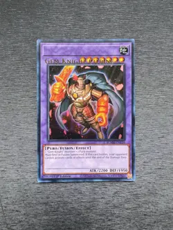 YuGiOh! Gem-Knight Citrine BLMM - Error Misprint Name Shift 1st Ed Near Mint - Image 1