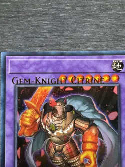 YuGiOh! Gem-Knight Citrine BLMM - Error Misprint Name Shift 1st Ed Near Mint - Image 3