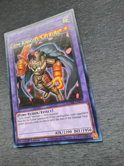 YuGiOh! Gem-Knight Citrine BLMM - Error Misprint Name Shift 1st Ed Near Mint - Image 4