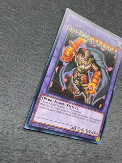 YuGiOh! Gem-Knight Citrine BLMM - Error Misprint Name Shift 1st Ed Near Mint - Image 5