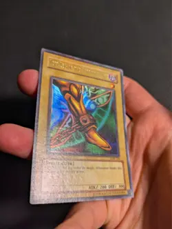 Yugioh Left Leg of the Forbidden One LOB-121 Ultra MISPRINT/FOIL SHIFT ERROR LP! - Image 5