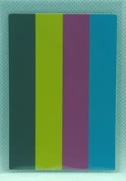 YU-GI-OH TEST PATTERN PRINT / MISPRINT COMMON - Image 1