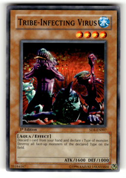 Tribe-Infecting Virus SD4-EN007 1st Edition Common Structure Deck: Fury from the - Image 1