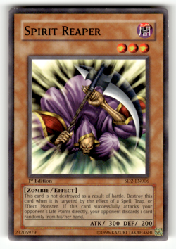 Spirit Reaper SD2-EN006 1st Edition Common Structure Deck: Zombie Madness LP - Image 1