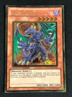 YUGIOH VICE DRAGON GLD3-EN002 GOLD LP - Image 1