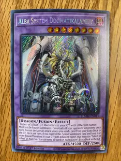Yugioh Alba System Dogmatikalamity BLMM-EN011 Secret Rare 1st Edition - Image 1