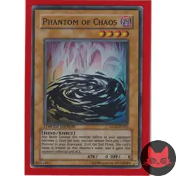 Yugioh Phantom of Chaos GLAS-ENSE1 Super Rare LP - Image 1
