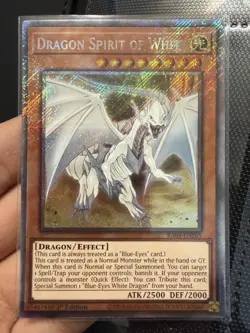 DRAGON SPIRIT OF WHITE!! PLATINUM SECRET RARE YU-GI-OH! RA04-EN265 - Image 1