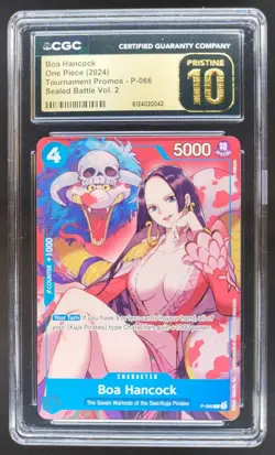 2024 ONE PIECE BOA HANCOCK SEALED BATTLE PROMO P-066 CGC 10 PRISTINE RC7 - Image 1