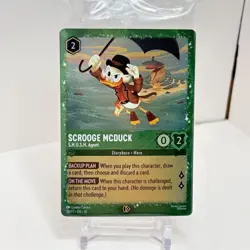 Disney Lorcana Whispers In The Well Scrooge McDuck S.H.U.S.H. Agent Promo 36/p3 - Image 1