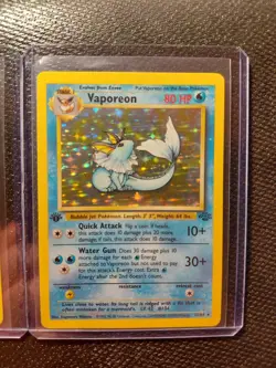 Pokemon TCG Raichu 1999+Moltres And Vapereon 1st Edition Holo 3 Card Lot - Image 3