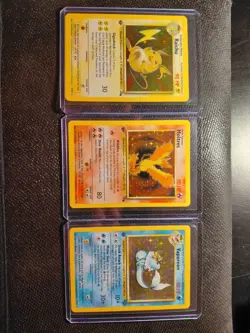 Pokemon TCG Raichu 1999+Moltres And Vapereon 1st Edition Holo 3 Card Lot - Image 4
