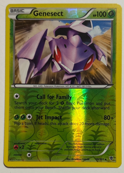 Genesect 10/101 Plasma Blast Reverse Holo Pokemon Card - Image 1