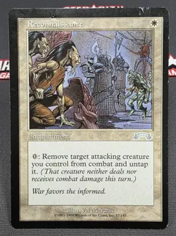 MTG Reconnaissance- DAMAGED -Exodus Magic the Gathering Card #017 - Image 1