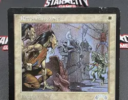 MTG Reconnaissance- DAMAGED -Exodus Magic the Gathering Card #017 - Image 3