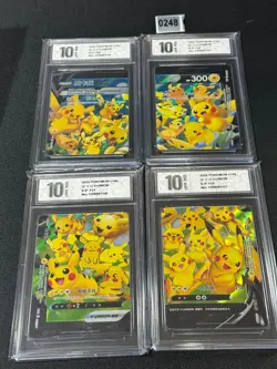 Pikachu V-union Promo 109/S-P - 112/S-P Combination Set - Pokemon Card Grade 10 - Image 1