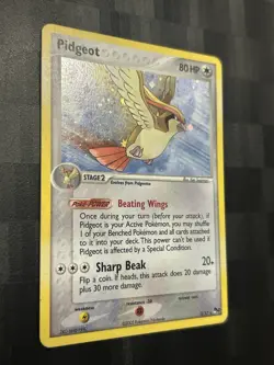Pokemon Pidgeot 2/17 POP Series 2 Holo Rare CARD 2005 Swirl MP - Image 3