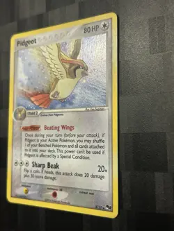 Pokemon Pidgeot 2/17 POP Series 2 Holo Rare CARD 2005 Swirl MP - Image 4