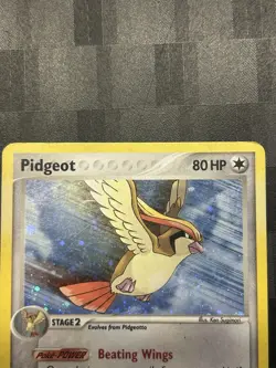 Pokemon Pidgeot 2/17 POP Series 2 Holo Rare CARD 2005 Swirl MP - Image 5