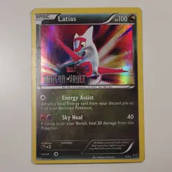 Latias 9/20 Dragon Vault Holo Pokemon TCG Card 2012 English - Image 1