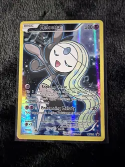 Pokemon TCG Meloetta Black Star Promo XY120 Full Art Ultra Rare Holo Card - Image 1
