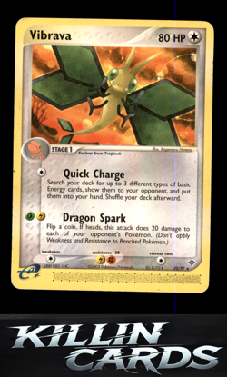 Vibrava - 22/97 22/97 Rare Dragon Pokemon Card LP - Image 1