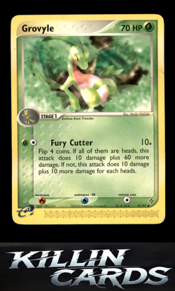 Grovyle 31/97 Uncommon Dragon Pokemon Card MP - Image 1