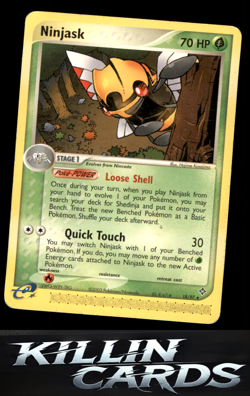 Ninjask - 18/97 18/97 Rare Dragon Pokemon Card MP - Image 1