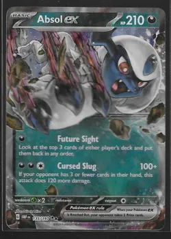 Absol ex 135/197 Obsidian Flames Double Rare Holo Pokemon TCG Card NM - Image 1