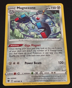 2022 MAGNEZONE HOLOFOIL HOLO CARD (#107/189) SWSH10: ASTRAL RADIANCE RARE - Image 1