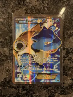 Pokemon Blastoise EX Full Art Holo Ultra Rare Card 142/146 XY Base Set - Image 1