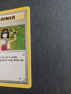 Pokemon TCG Erika Trainer Card 16/132 Holo Rare Gym Heroes 1st Edition Near Mint - Image 3