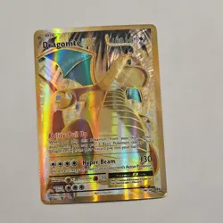 Pokemon Dragonite EX Full Art Ultra Rare Holo 106/108 Evolutions 180 HP Card - Image 1