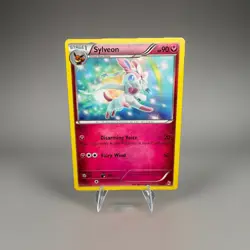 Sylveon Stage 1 Regular 90 HP 15/30 XY Trainer Kit English Card READ DISC - Image 1
