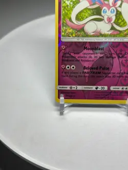 Sylveon Reverse Holo 155/236 Sun & Moon Cosmic Eclipse 2019 Pokemon NM Card - Image 3