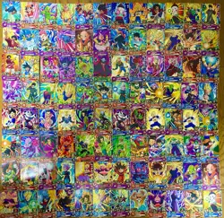 Dragon Ball Heroes Japanese Card Lot x80 | 1 Star | Common Cards | Used - Image 1