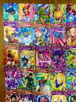 Dragon Ball Heroes Japanese Card Lot x80 | 1 Star | Common Cards | Used - Image 2