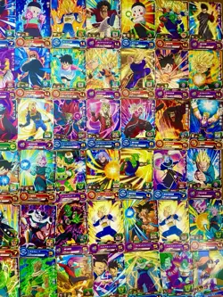 Dragon Ball Heroes Japanese Card Lot x80 | 1 Star | Common Cards | Used - Image 4